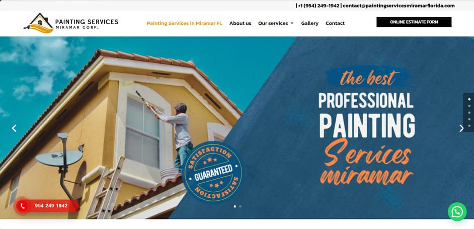 Proyecto web Painting Services Miramar