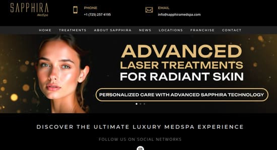 Proyecto web Sapphira Prime Med Spa